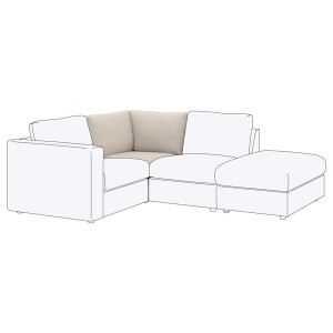 IKEA FINNALA Cover for corner section Gunnared Beige, Ikea Ireland | 6187ZUAOT