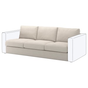 IKEA FINNALA Cover for sofa section Gunnared Beige, Ikea Ireland | 5427EDAGX