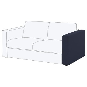 IKEA FINNALA armrest Orrsta Black / Blue, Ikea Ireland | 9174FQZCO