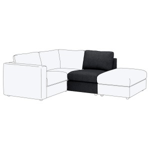 IKEA FINNALA cover for 1-seat section Tallmyra Black / Gray, Ikea Ireland | 7813KYWOG
