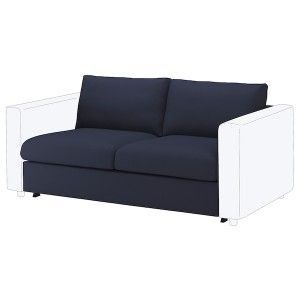 IKEA FINNALA cover for loveseat sleeper section Orrsta Black / Blue, Ikea Ireland | 2938LFPXS