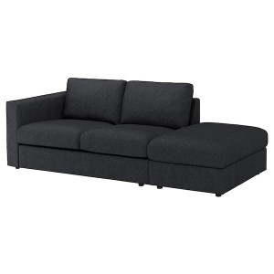 IKEA FINNALA cover for sofa Tallmyra Black / Gray, Ikea Ireland | 9561FABNR