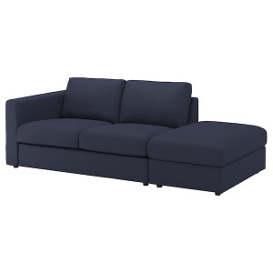 IKEA FINNALA cover for sofa, with open end Orrsta Black / Blue, Ikea Ireland | 2614TAOID