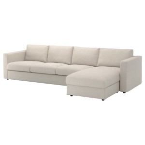 IKEA FINNALA cover sectional/4-seat w chaise Gunnared Beige, Ikea Ireland | 4935QFRJX