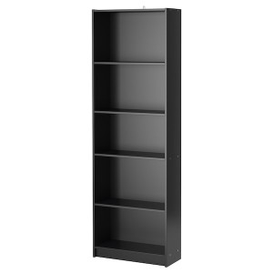 IKEA FINNBY Bookcase, black, 23 5/8x70 7/8 in, Ikea Ireland | 1906CRFKP