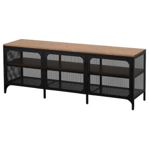 IKEA FJÄLLBO TV unit, black, 59x14 1/8x21 1/4 in, Ikea Ireland | 4028QSTLK