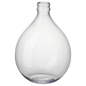 IKEA FRAMPRESSA vase, clear glass, 15 ¾ in, Ikea Ireland | 3847QVAJH