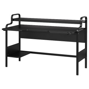 IKEA FREDDE gaming desk, black, 55 1/8x29 1/8x28 3/4 in, Ikea Ireland | 5906ZSGOC