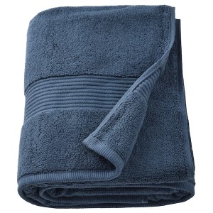 IKEA FREDRIKSJÖN bath sheet, 39x59 in Dark Blue, Ikea Ireland | 5230CWXKU