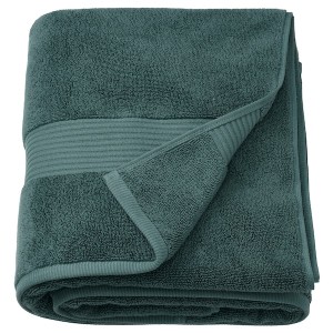 IKEA FREDRIKSJÖN bath sheet, 39x59 in Gray / Turquoise, Ikea Ireland | 1026RSPCE