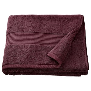 IKEA FREDRIKSJÖN bath towel, 28x55 in Deep Red, Ikea Ireland | 2746PCAQU