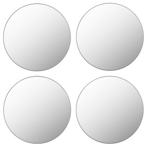 IKEA FÄRGEK decorative mirror, gray, 7 7/8 in, 4 pack, Ikea Ireland | 3950MCKLW