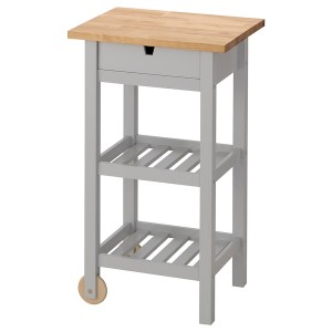 IKEA FÖRHÖJA kitchen cart, 20 7/8x16 7/8 in Birch / Gray, Ikea Ireland | 2395YEJHB