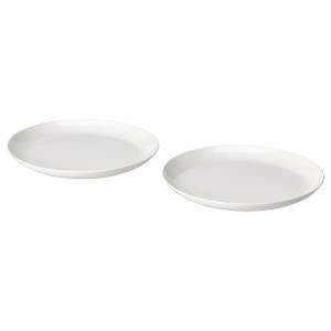 IKEA FRÖJDEFULL plate, white, 10 in, 2 pack, Ikea Ireland | 5831WDRHZ