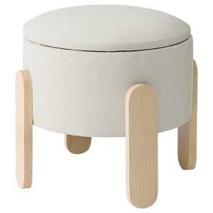 IKEA FÖRLUNDA pouffe Vissle Beige, Ikea Ireland | 5237ECMYI