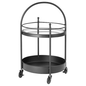 IKEA FRÖSJÖN cart, black, 21 5/8x13 3/4 in, Ikea Ireland | 0912DUWVS