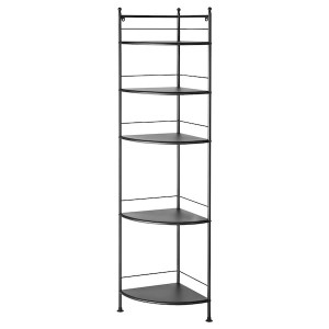 IKEA FRÖSJÖN corner shelf unit, 13 3/4x61 3/8 in Black, Ikea Ireland | 8691RTQWC