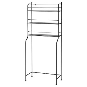 IKEA FRÖSJÖN over-the-toilet shelf, 25 5/8x61 3/8 in Black, Ikea Ireland | 5812VFEOU