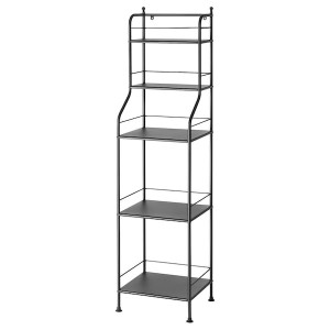 IKEA FRÖSJÖN shelf unit, 15 3/4x61 3/8 in Black, Ikea Ireland | 6809DHLCE