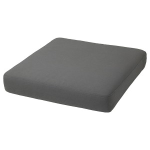 IKEA FRÖSÖN/DUVHOLMEN seat pad, outdoor, 24 3/8x24 3/8 in Dark Gray, Ikea Ireland | 4920WPNQB