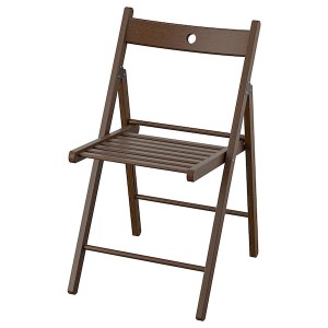 IKEA FRÖSVI folding chair Brown, Ikea Ireland | 7186ONWQF