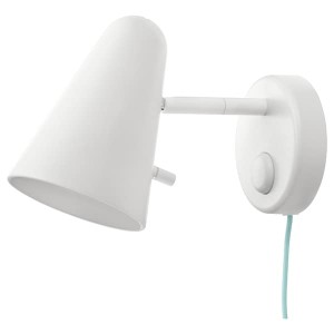 IKEA FUBBLA LED wall lamp, white, Ikea Ireland | 5920XYOWC