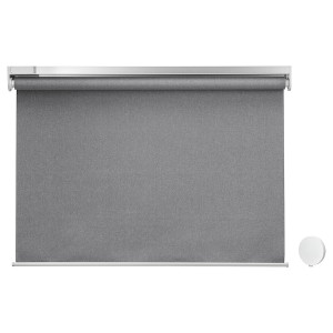 IKEA FYRTUR block-out roller blind w hub kit, gray, 34x76 3/4 in, Ikea Ireland | 0763FABPT