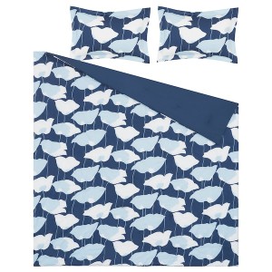 IKEA GETRUTA comforter set, King Blue / White, Ikea Ireland | 1435IDNFY