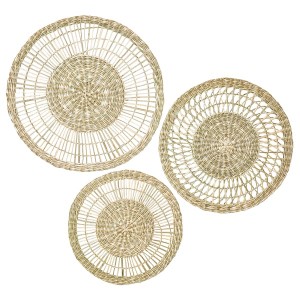 IKEA GILLSTAD wall decoration, set of 3, sedge handmade, Ikea Ireland | 1827IJRCM