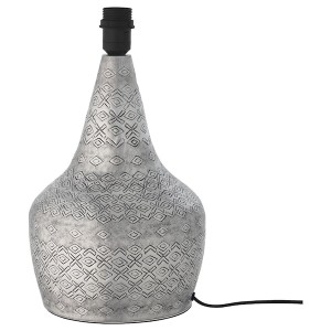 IKEA GIPPA table lamp base, silver color, 16 in, Ikea Ireland | 3986JDRSW