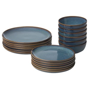 IKEA GLADELIG 18-piece dinnerware set Blue, Ikea Ireland | 5824AGDYZ