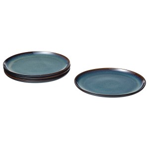 IKEA GLADELIG plate, 10 in, 4 pack Blue, Ikea Ireland | 8471SRJWL