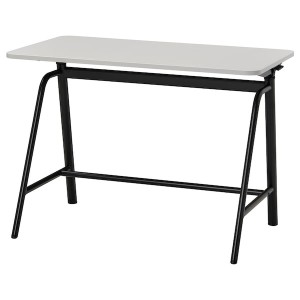 IKEA GLADHÖJDEN desk sit/stand, 39 3/8x23 5/8 in Light Gray / Anthracite, Ikea Ireland | 3085LANKW