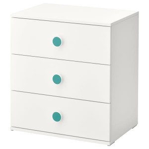 IKEA GODISHUS 3-drawer chest, white, 23 5/8x25 1/4 in, Ikea Ireland | 1650RPIGL
