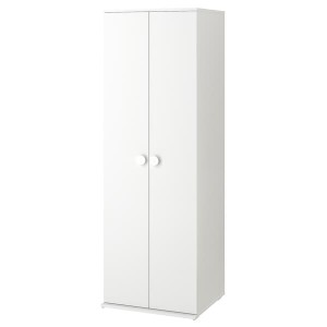 IKEA GODISHUS wardrobe, white, 23 5/8x21 1/4x70 1/8 in, Ikea Ireland | 3972EJMQO
