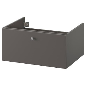IKEA GODMORGON Bathroom vanity with 1 drawer, 23 5/8x18 1/2x11 3/8 in Gillburen Dark Gray, Ikea Ireland | 4628LDPMK
