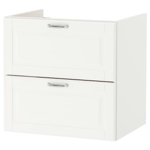 IKEA GODMORGON Bathroom vanity with 2 drawers , 23 5/8x18 1/2x22 7/8 in Kasjön White, Ikea Ireland | 1093XSINH