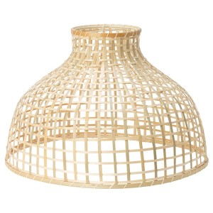 IKEA GOTTORP Pendant lamp shade, bamboo, Height: 15 in Diameter: 22 in, Ikea Ireland | 5342CBMPN