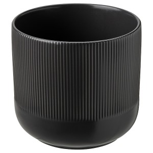 IKEA GRADVIS plant pot, indoor/outdoor, 6 in Black, Ikea Ireland | 7532NGSVU