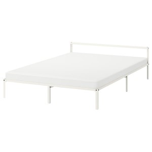 IKEA GRIMSBU bed frame, Queen White, Ikea Ireland | 3079XZNSP