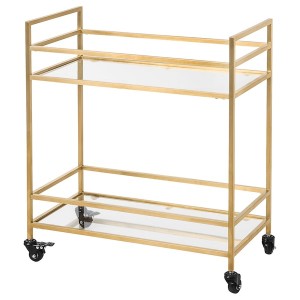 IKEA GROERYD utility cart, bronze color, 28 3/8x14 5/8x31 1/2 in, Ikea Ireland | 6083ITFGY