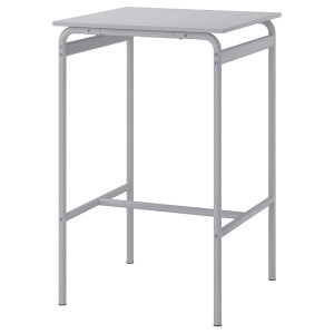 IKEA GRÅSALA bar table, gray/gray, 26 3/8x26 3/8x41 3/8 in, Ikea Ireland | 9205FERNP