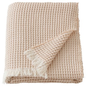 IKEA GRÄSHAKMAL throw, light pink/off-white, 51x67 in, Ikea Ireland | 0354IGORZ