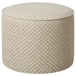 IKEA GRUNDSJÖ ottoman, dot pattern Dark Beige / Beige, Ikea Ireland | 3918FNIXE