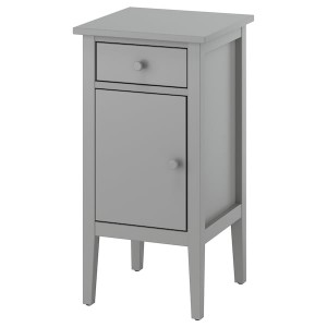 IKEA GULLABERG nightstand/with 1 drawer with door, 15x15 3/4x29 1/2 in Gray, Ikea Ireland | 0461EMRKG