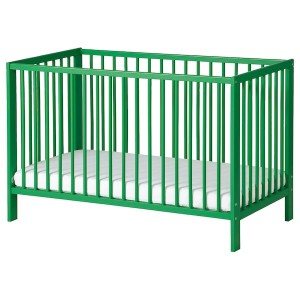 IKEA GULLIVER crib, 27 1/2x52 in Green, Ikea Ireland | 5214EORNI