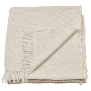 IKEA GUNNEMOR throw, off-white/gray-beige, 51x67 in, Ikea Ireland | 6143XHEMV