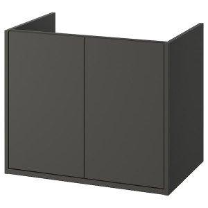 IKEA HAVBÄCK Bathroom vanity with doors, 30x21x25 1/8 in Dark Gray, Ikea Ireland | 3014PWQKE