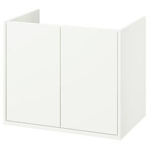 IKEA HAVBÄCK Bathroom vanity with doors, 30x21x25 1/8 in White, Ikea Ireland | 0692OLAKH