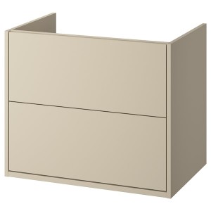 IKEA HAVBÄCK Bathroom vanity with drawers, 30x21x25 1/8 in Beige, Ikea Ireland | 9051KGIOX